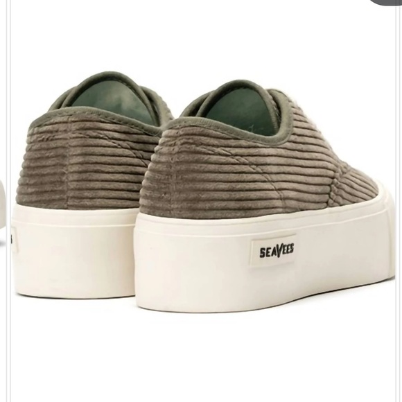 SeaVees Women's Legend Platform Sneaker In Burnt Olive - Picture 2 of 8